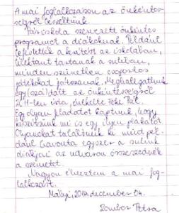 32. foglalkozás tanulói beszámoló